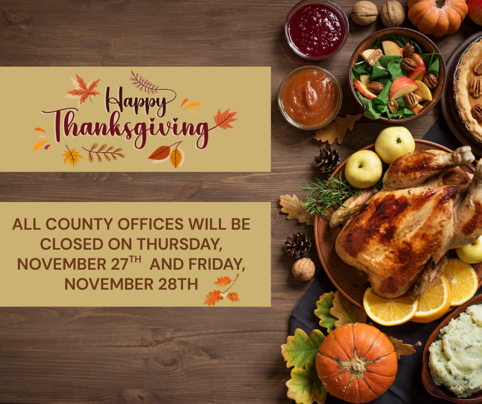 Thanksgiving dinner with office closure date