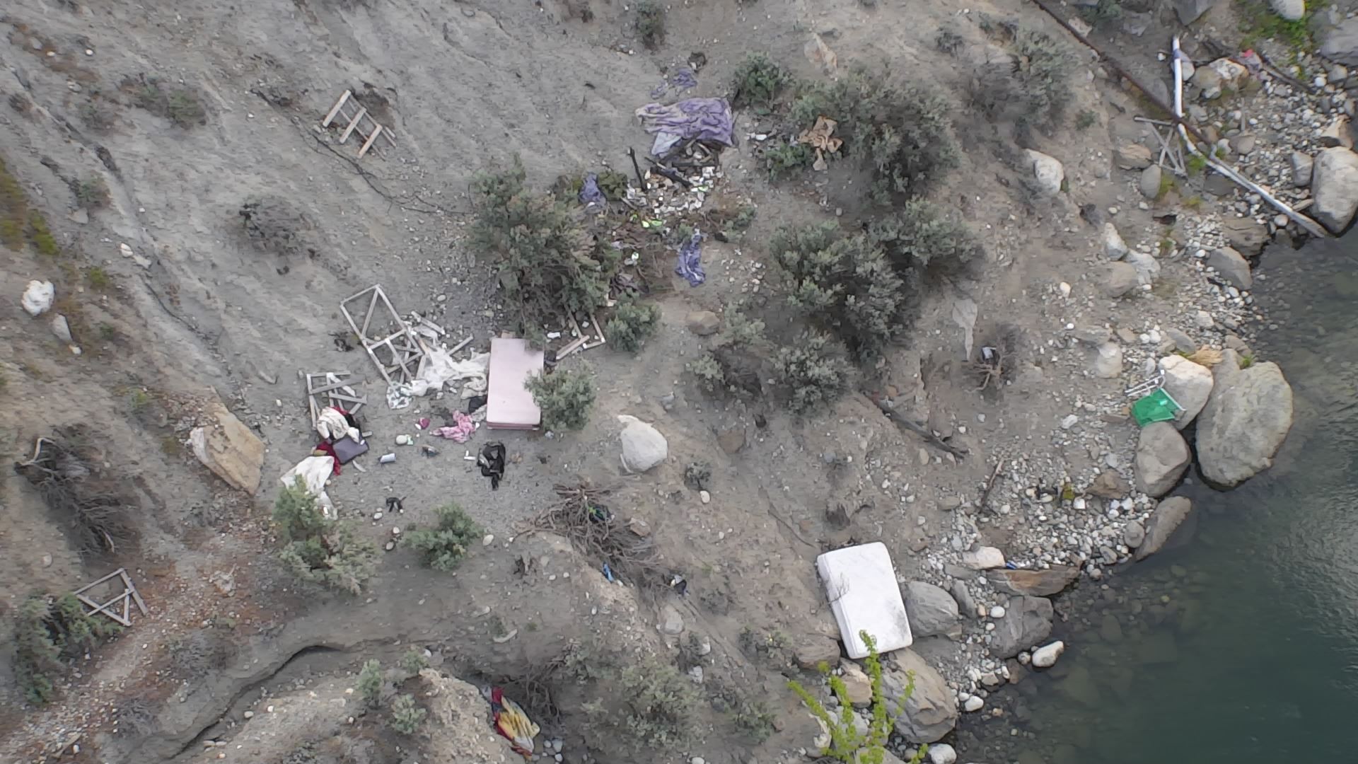Debris and Garbage Near the Water